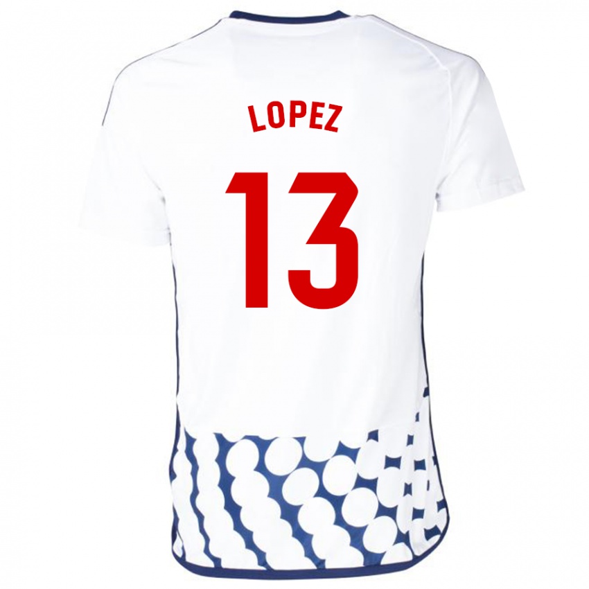 Dámské Luis López #13 Bílý Daleko Hráčské Dresy 2023/24 Dres