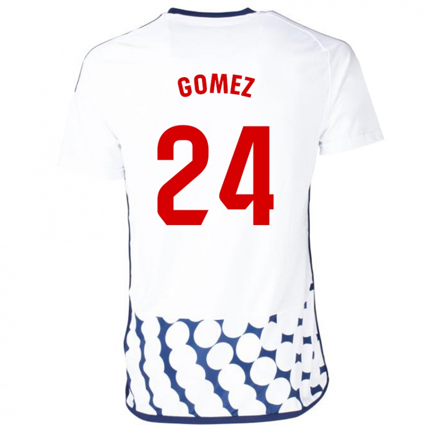 Dámské Jonathan Gómez #24 Bílý Daleko Hráčské Dresy 2023/24 Dres