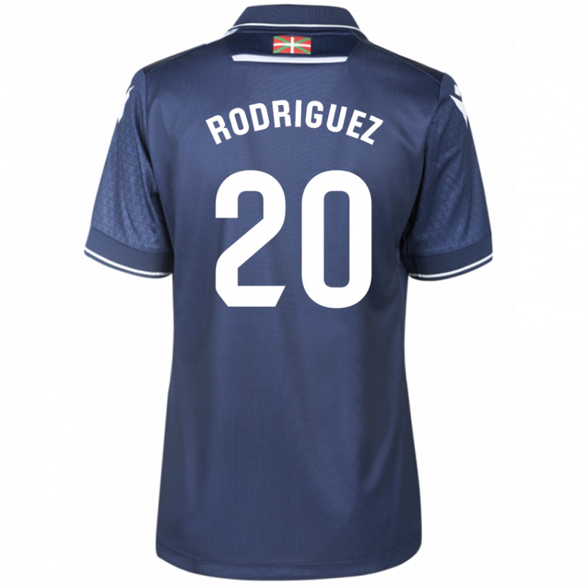 Dámské Mikel Rodriguez #20 Námořnictvo Daleko Hráčské Dresy 2023/24 Dres