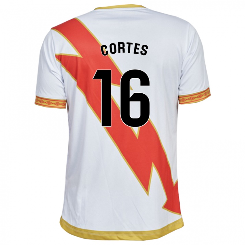 Dětské José Cortés #16 Bílý Domů Hráčské Dresy 2023/24 Dres