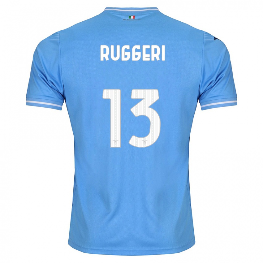 Dětské Fabio Ruggeri #13 Modrý Domů Hráčské Dresy 2023/24 Dres