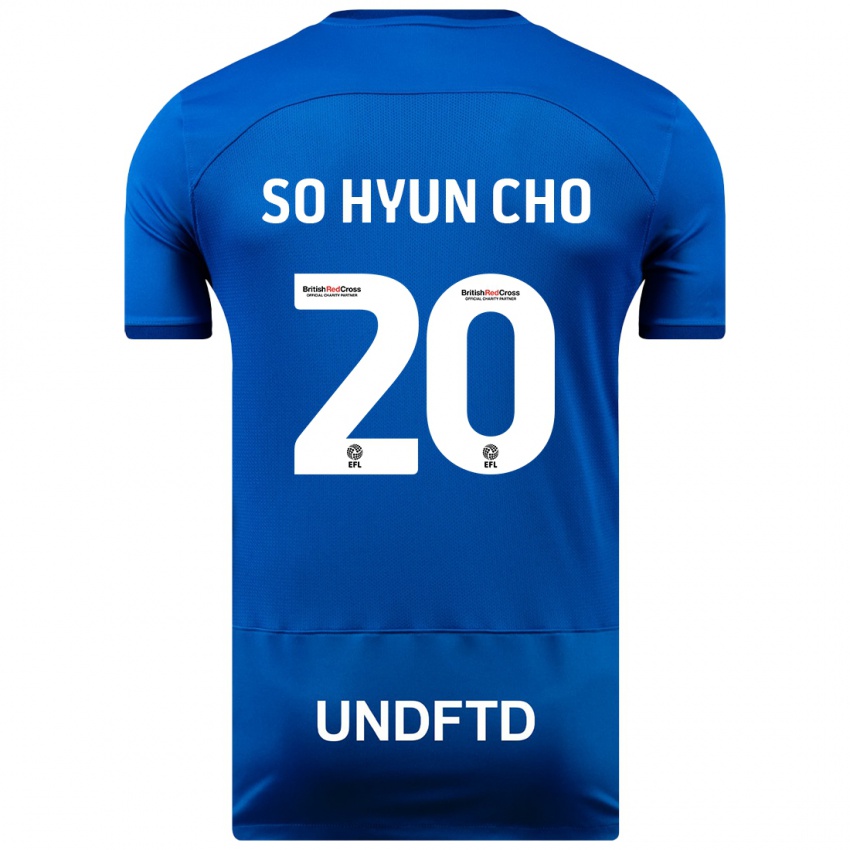 Dětské Cho So-Hyun #20 Modrý Domů Hráčské Dresy 2023/24 Dres
