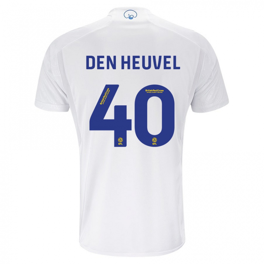 Dětské Dani Van Den Heuvel #40 Bílý Domů Hráčské Dresy 2023/24 Dres