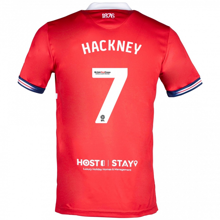Dětské Hayden Hackney #7 Červené Domů Hráčské Dresy 2023/24 Dres