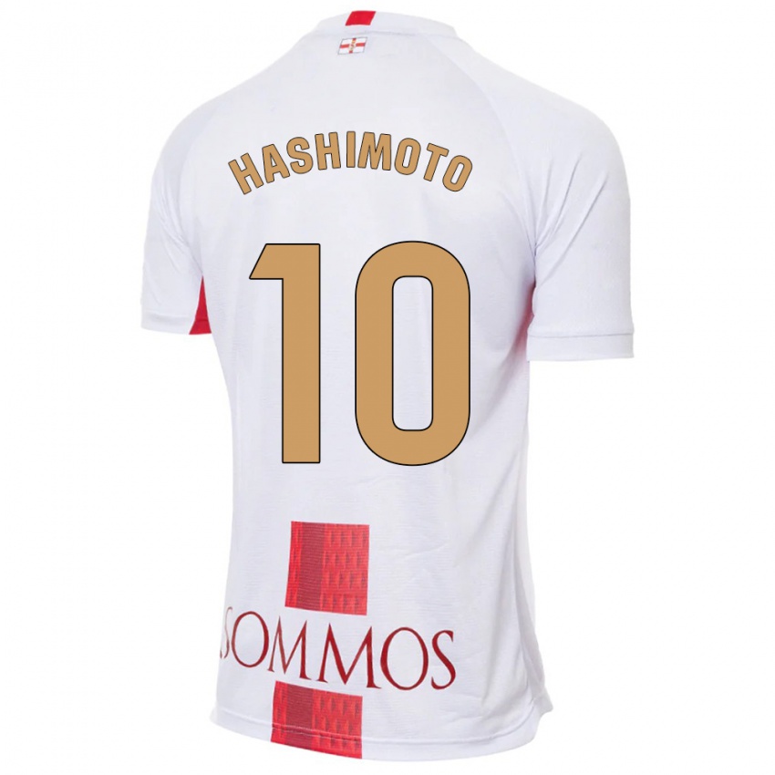 Dětské Kento Hashimoto #10 Bílý Daleko Hráčské Dresy 2023/24 Dres