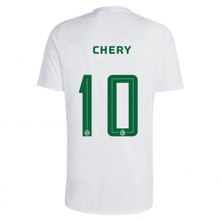 Dětské Tjaronn Chery #10 Zeleno Modrá Daleko Hráčské Dresy 2023/24 Dres