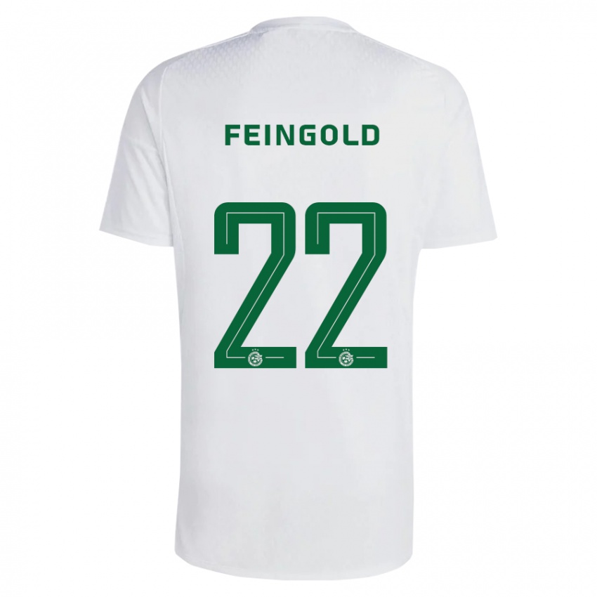 Dětské Ilay Feingold #22 Zeleno Modrá Daleko Hráčské Dresy 2023/24 Dres