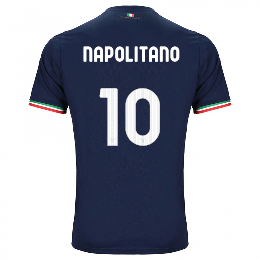 Dětské Luca Napolitano #10 Námořnictvo Daleko Hráčské Dresy 2023/24 Dres