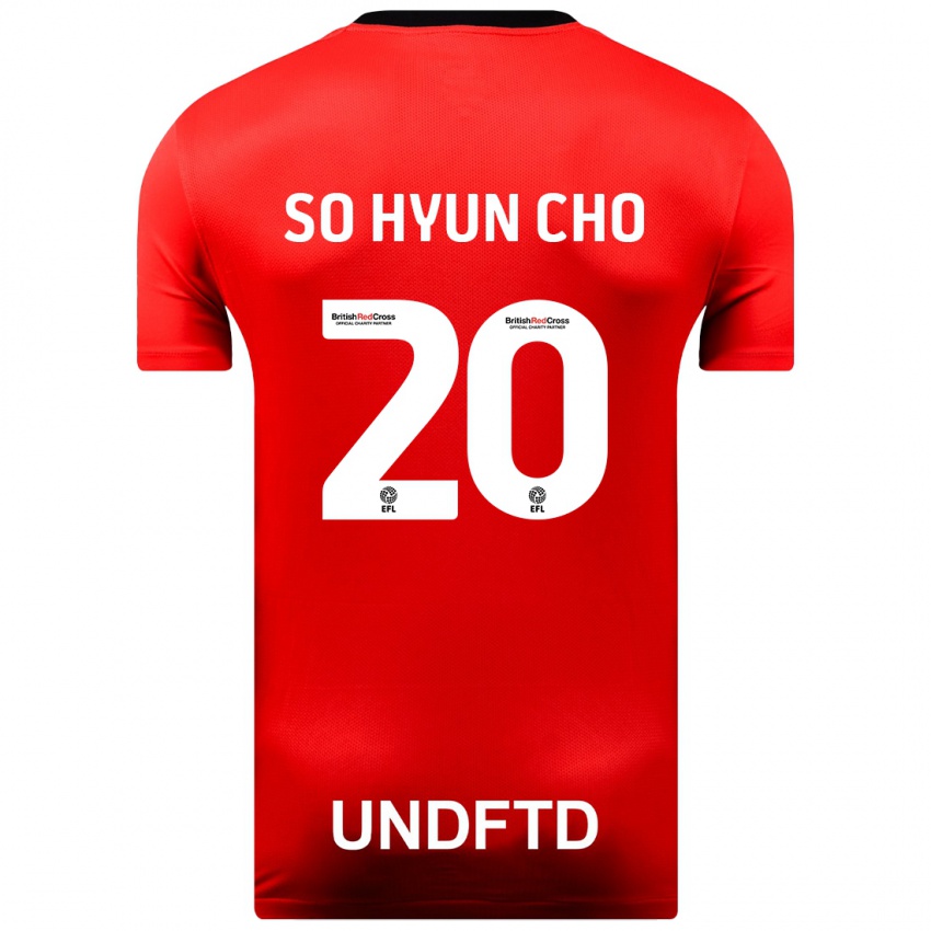 Dětské Cho So-Hyun #20 Červené Daleko Hráčské Dresy 2023/24 Dres