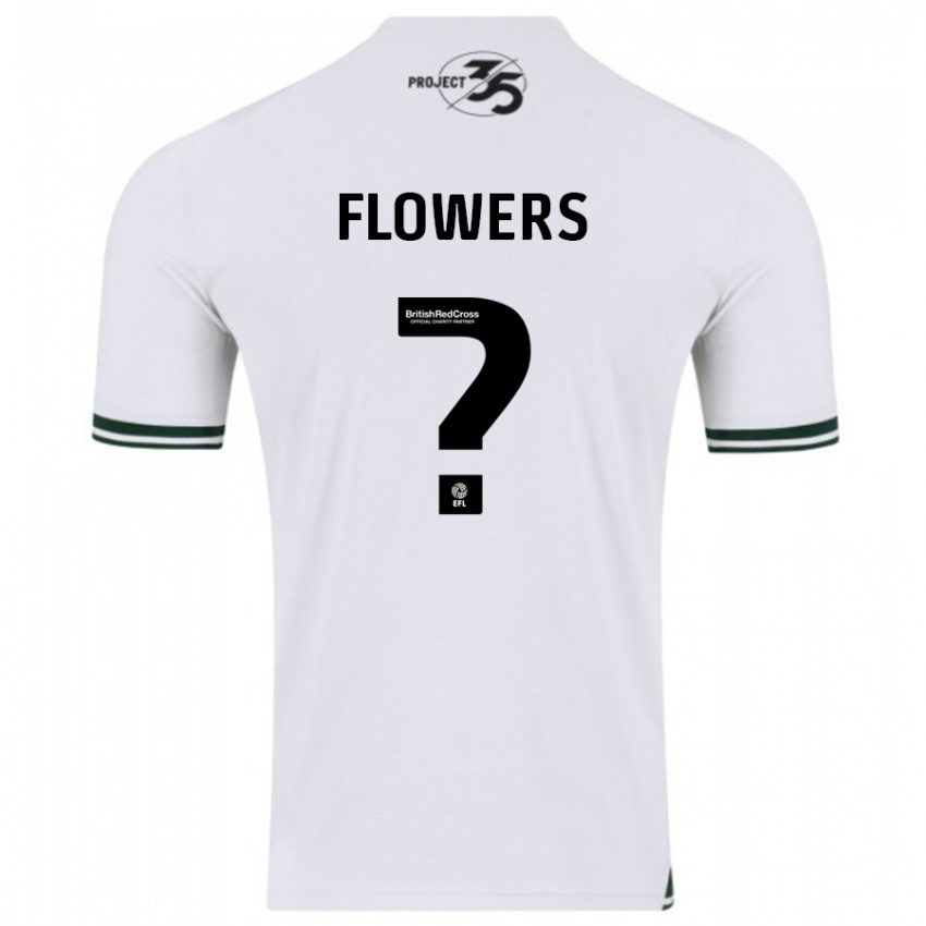 Dětské Lewis Flowers #0 Bílý Daleko Hráčské Dresy 2023/24 Dres