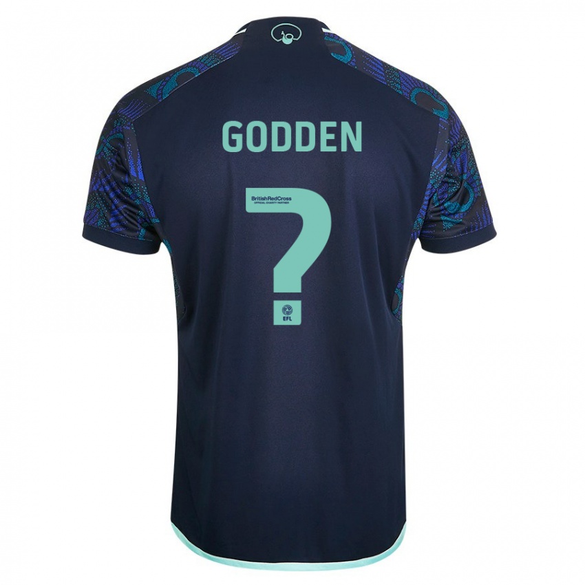 Dětské Scott Godden #0 Modrý Daleko Hráčské Dresy 2023/24 Dres