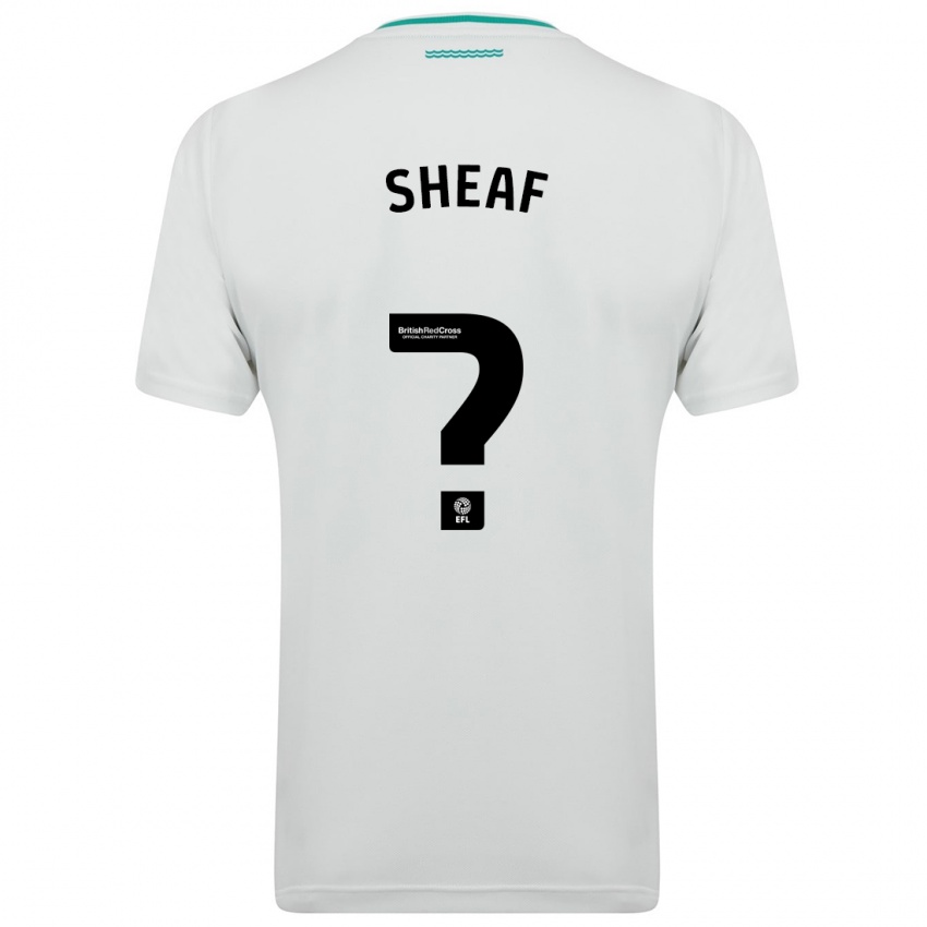 Dětské Ben Sheaf #0 Bílý Daleko Hráčské Dresy 2023/24 Dres