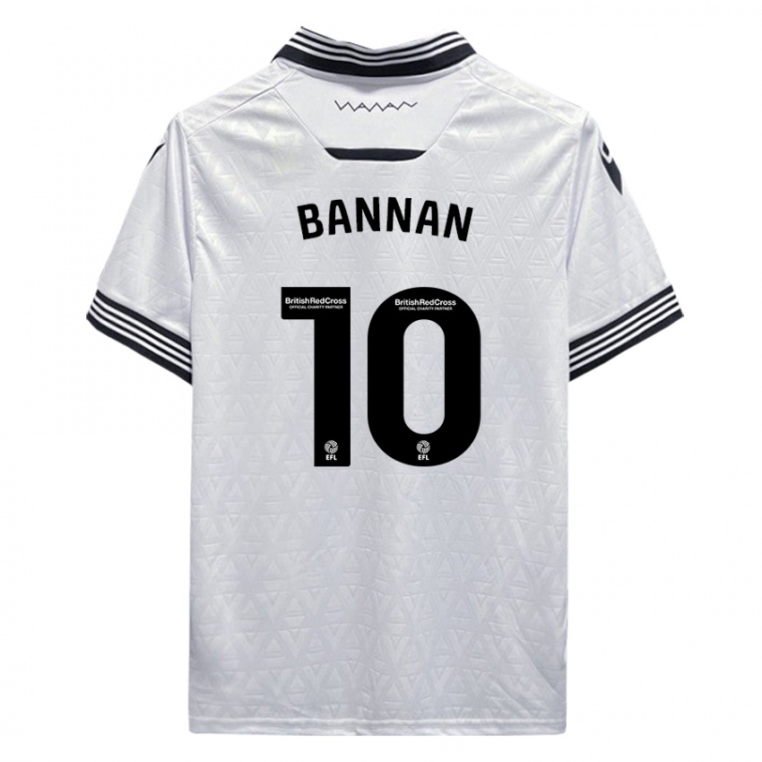 Dětské Barry Bannan #10 Bílý Daleko Hráčské Dresy 2023/24 Dres