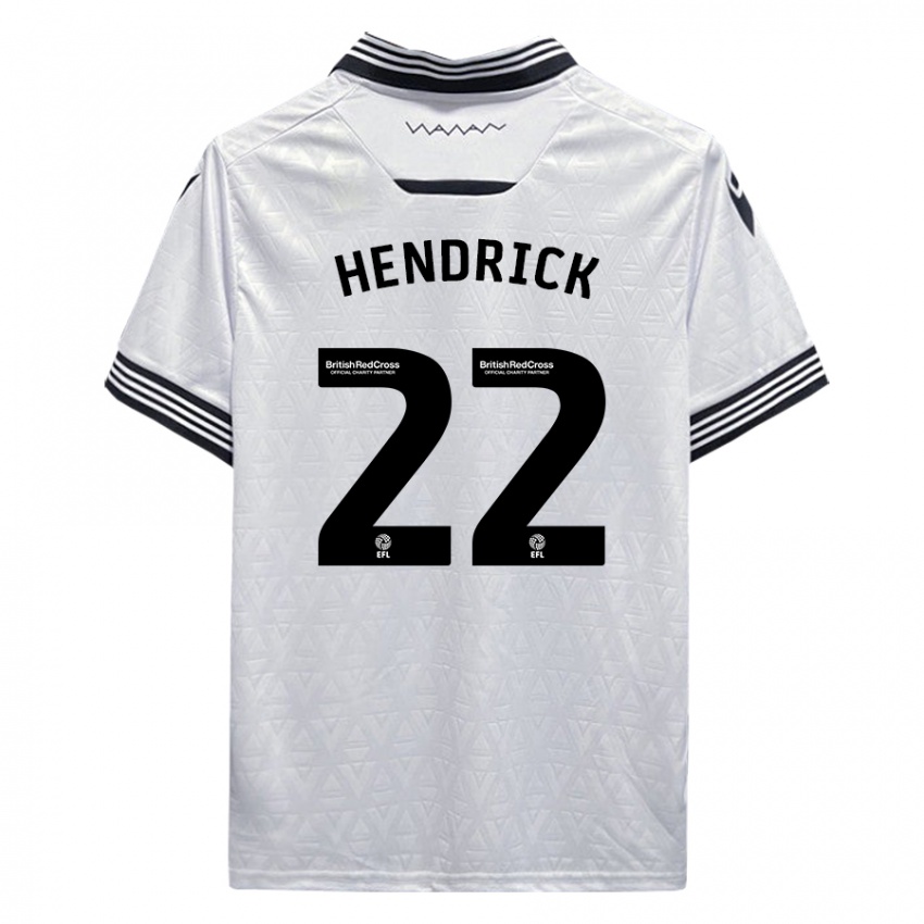 Dětské Jeff Hendrick #22 Bílý Daleko Hráčské Dresy 2023/24 Dres
