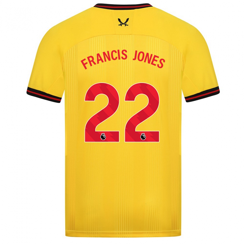 Dětské Maria Francis-Jones #22 Žlutá Daleko Hráčské Dresy 2023/24 Dres