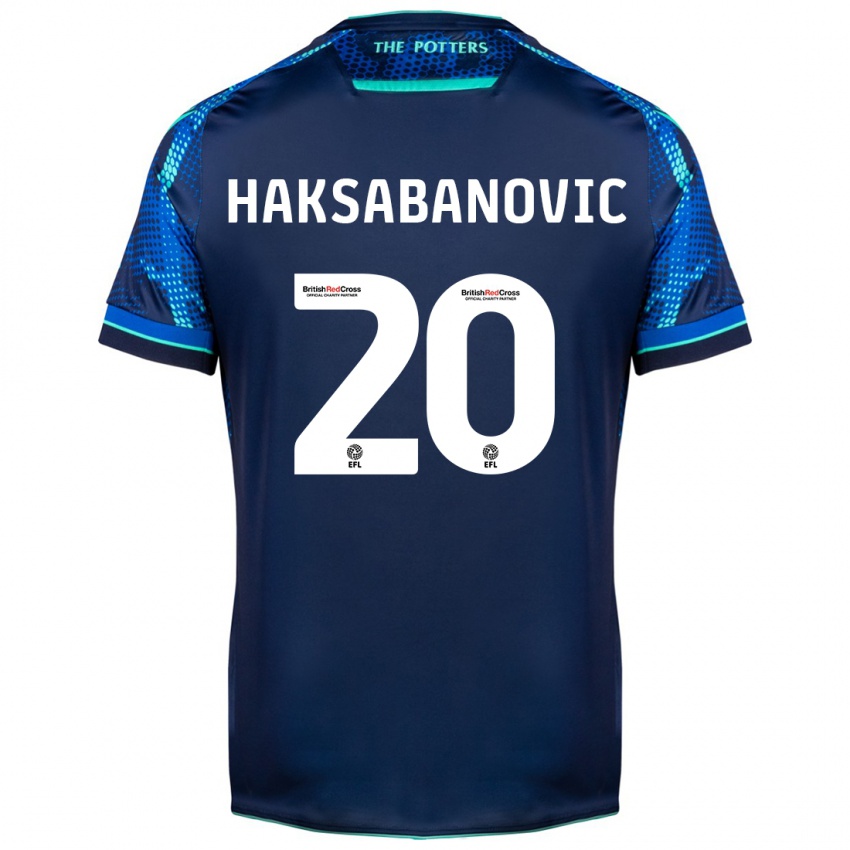 Dětské Sead Hakšabanović #20 Námořnictvo Daleko Hráčské Dresy 2023/24 Dres