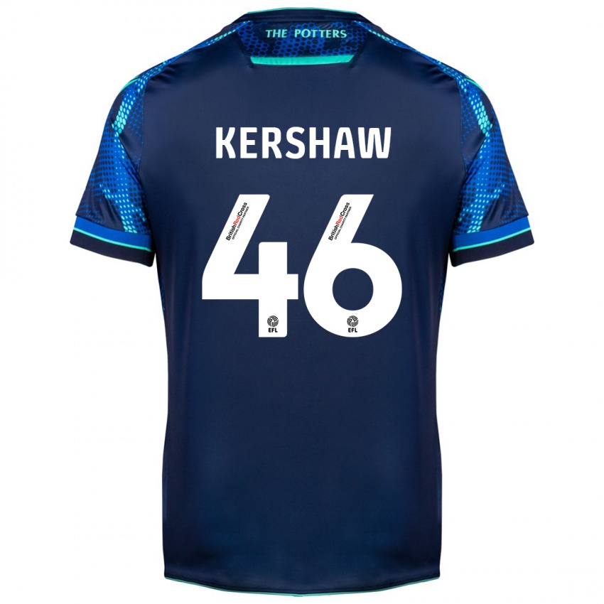 Dětské Ben Kershaw #46 Námořnictvo Daleko Hráčské Dresy 2023/24 Dres