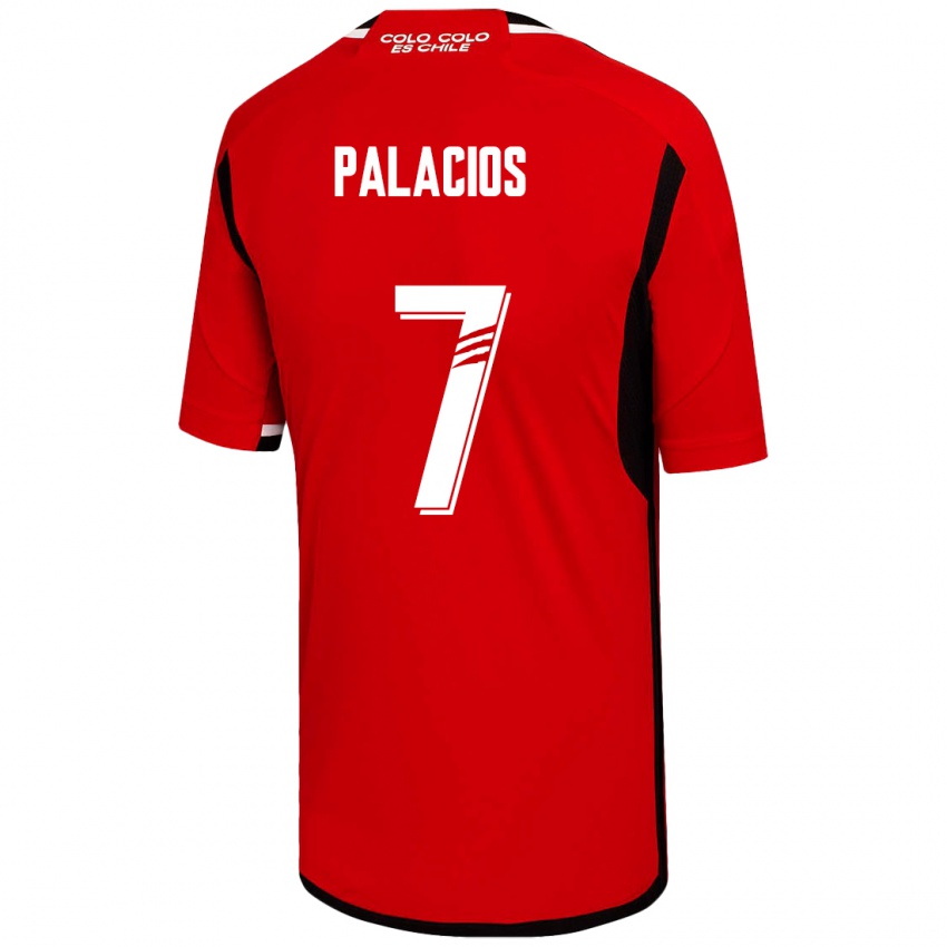 Dětské Carlos Palacios #7 Červené Daleko Hráčské Dresy 2023/24 Dres