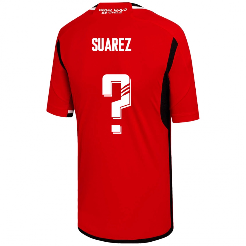 Dětské Nicolás Suarez #0 Červené Daleko Hráčské Dresy 2023/24 Dres