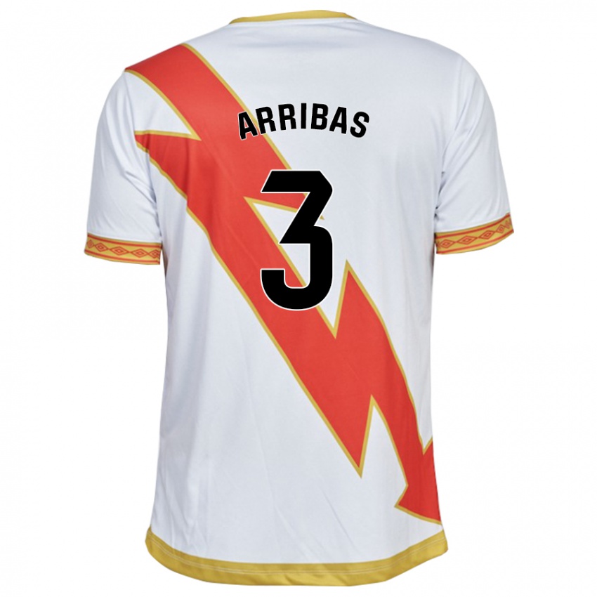 Pánské Sergio Arribas #3 Bílý Domů Hráčské Dresy 2023/24 Dres