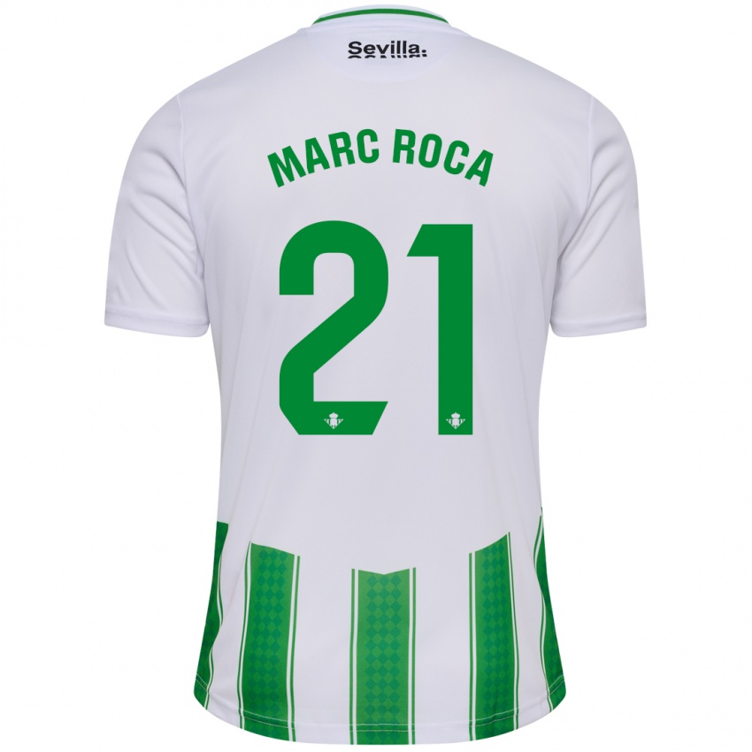 Pánské Marc Roca #21 Bílý Domů Hráčské Dresy 2023/24 Dres