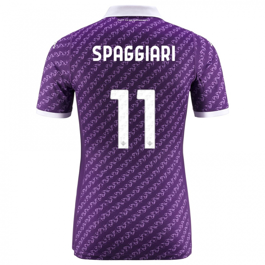 Pánské Riccardo Spaggiari #11 Fialový Domů Hráčské Dresy 2023/24 Dres