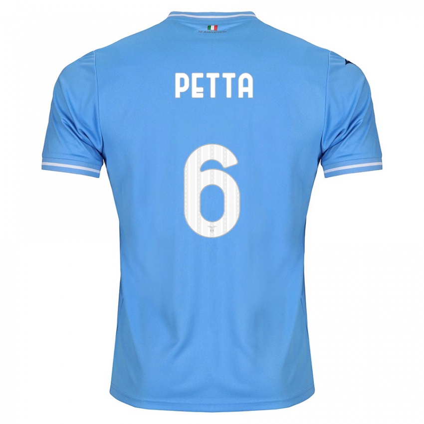 Pánské Andrea Petta #6 Modrý Domů Hráčské Dresy 2023/24 Dres