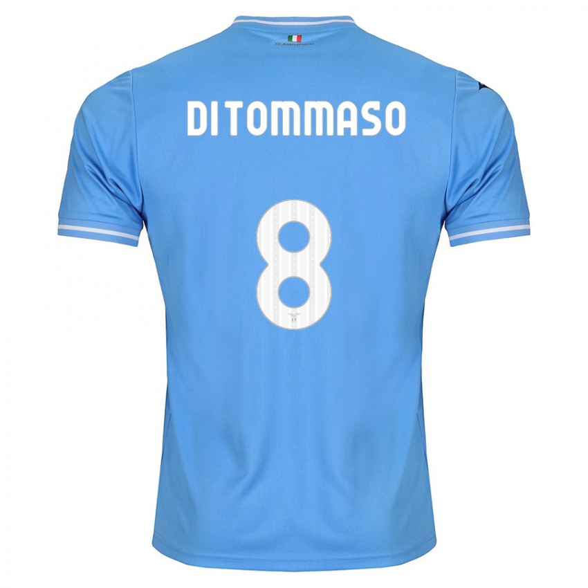 Pánské Leonardo Di Tommaso #8 Modrý Domů Hráčské Dresy 2023/24 Dres