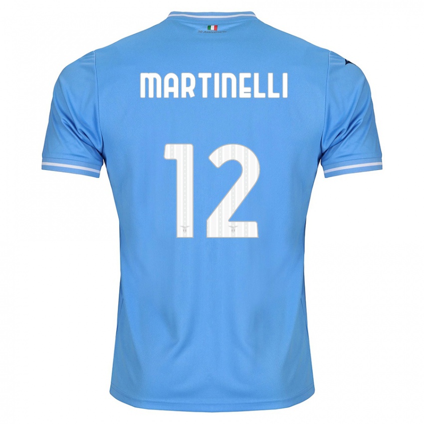 Pánské Leonardo Martinelli #12 Modrý Domů Hráčské Dresy 2023/24 Dres
