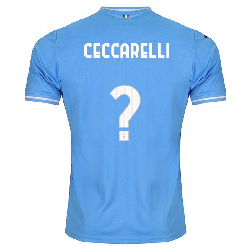 Pánské Alessandro Ceccarelli #0 Modrý Domů Hráčské Dresy 2023/24 Dres
