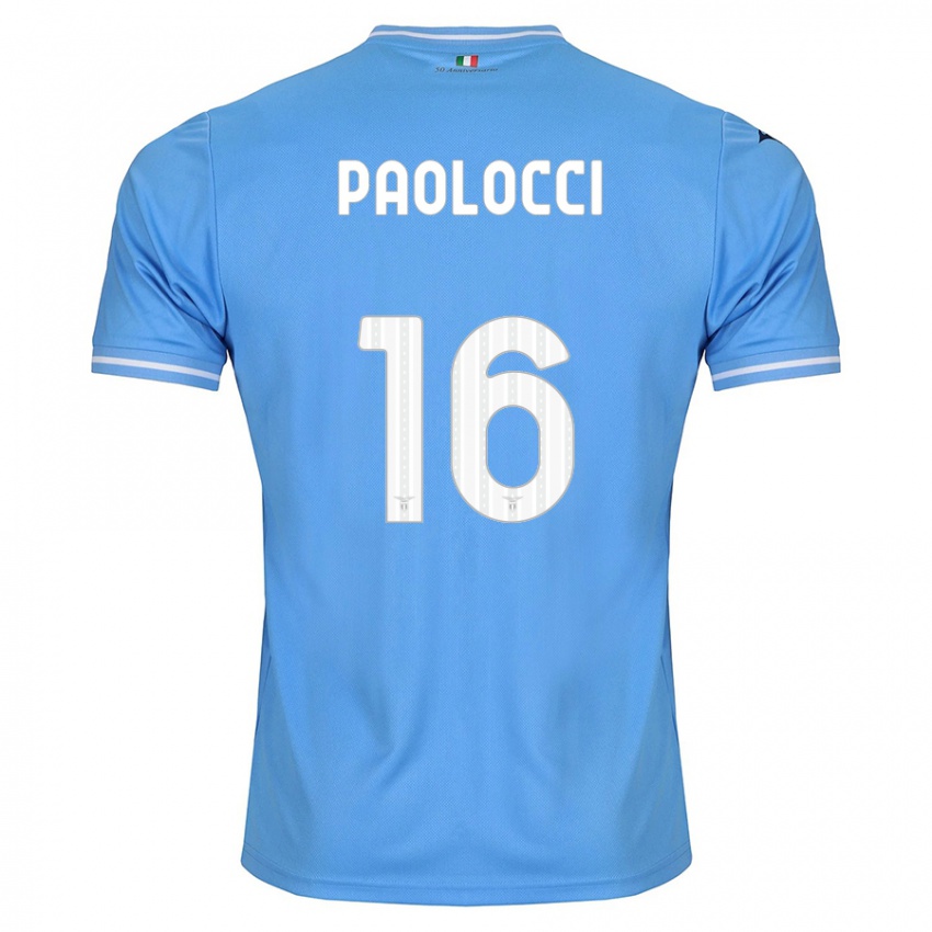 Pánské Gabriele Paolocci #16 Modrý Domů Hráčské Dresy 2023/24 Dres
