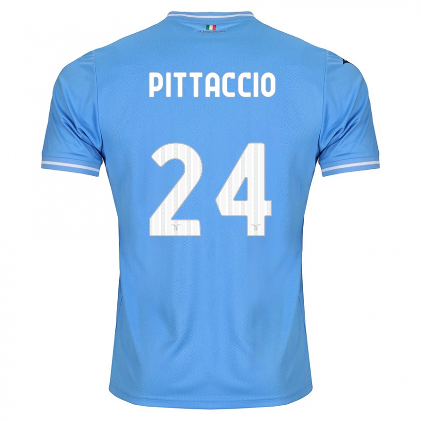 Pánské Francesca Pittaccio #24 Modrý Domů Hráčské Dresy 2023/24 Dres