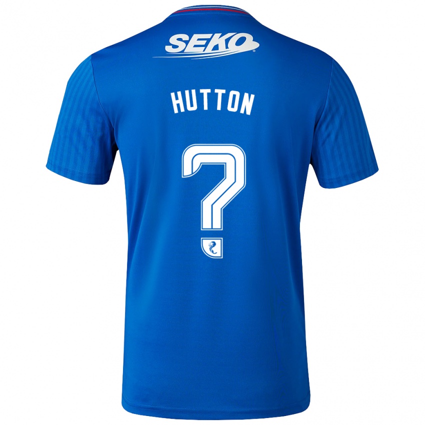 Pánské Zander Hutton #0 Modrý Domů Hráčské Dresy 2023/24 Dres