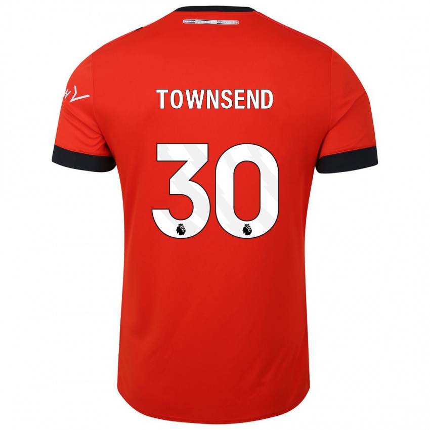 Pánské Andros Townsend #30 Červené Domů Hráčské Dresy 2023/24 Dres