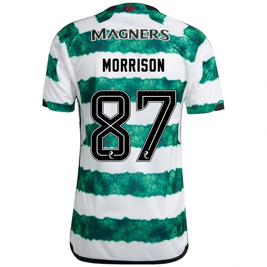 Pánské Joe Morrison #87 Zelená Domů Hráčské Dresy 2023/24 Dres