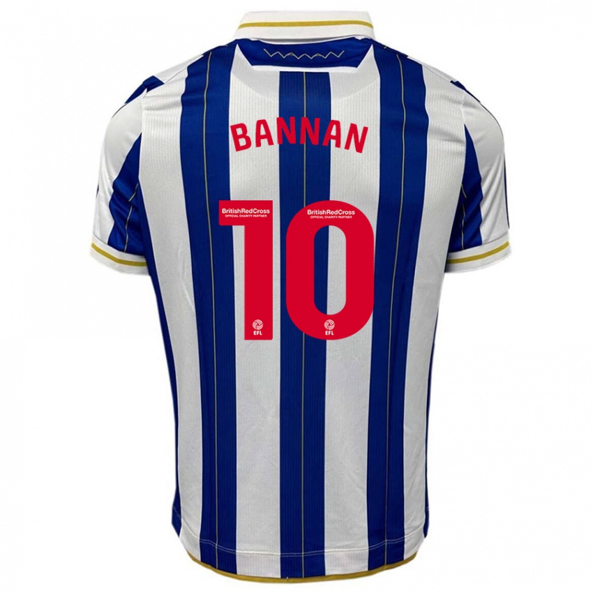 Pánské Barry Bannan #10 Modrá Bílá Domů Hráčské Dresy 2023/24 Dres