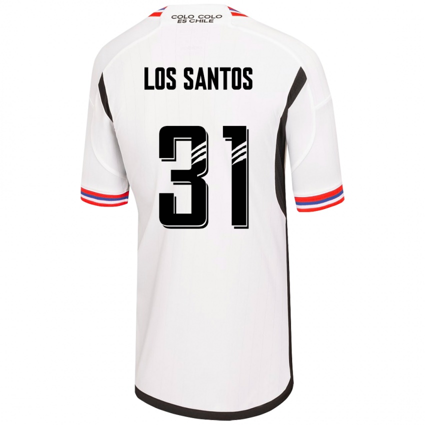Pánské Matías De Los Santos #31 Bílý Domů Hráčské Dresy 2023/24 Dres