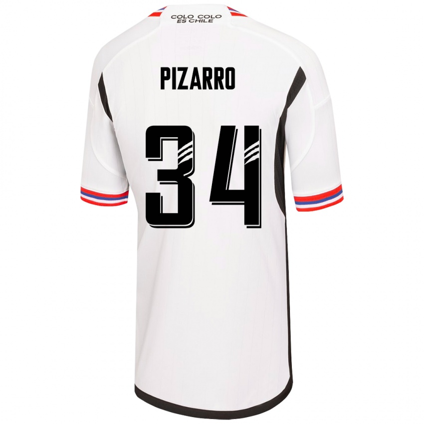 Pánské Vicente Pizarro #34 Bílý Domů Hráčské Dresy 2023/24 Dres
