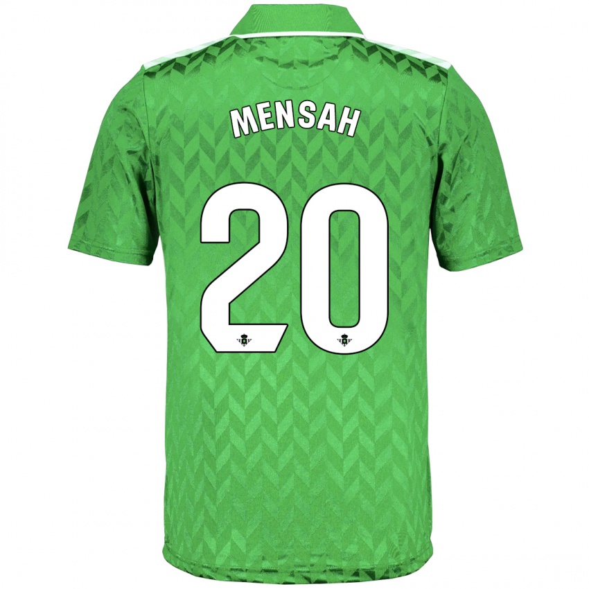 Pánské Mawuli Mensah #20 Zelená Daleko Hráčské Dresy 2023/24 Dres