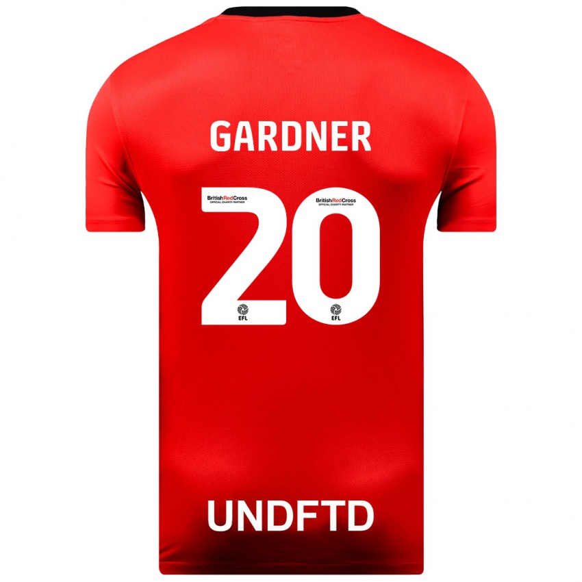 Pánské Gary Gardner #20 Červené Daleko Hráčské Dresy 2023/24 Dres