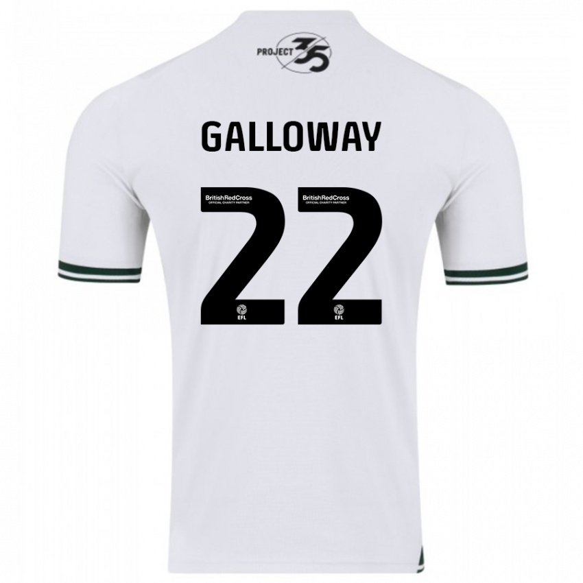 Pánské Brendan Galloway #22 Bílý Daleko Hráčské Dresy 2023/24 Dres