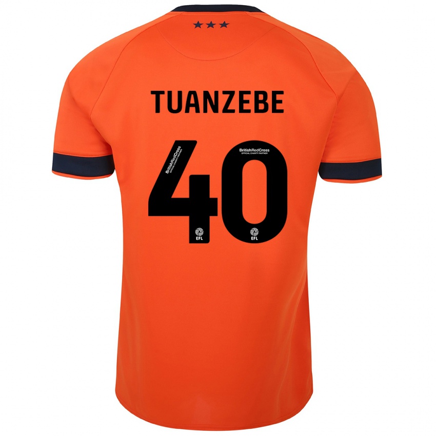 Pánské Axel Tuanzebe #40 Oranžový Daleko Hráčské Dresy 2023/24 Dres