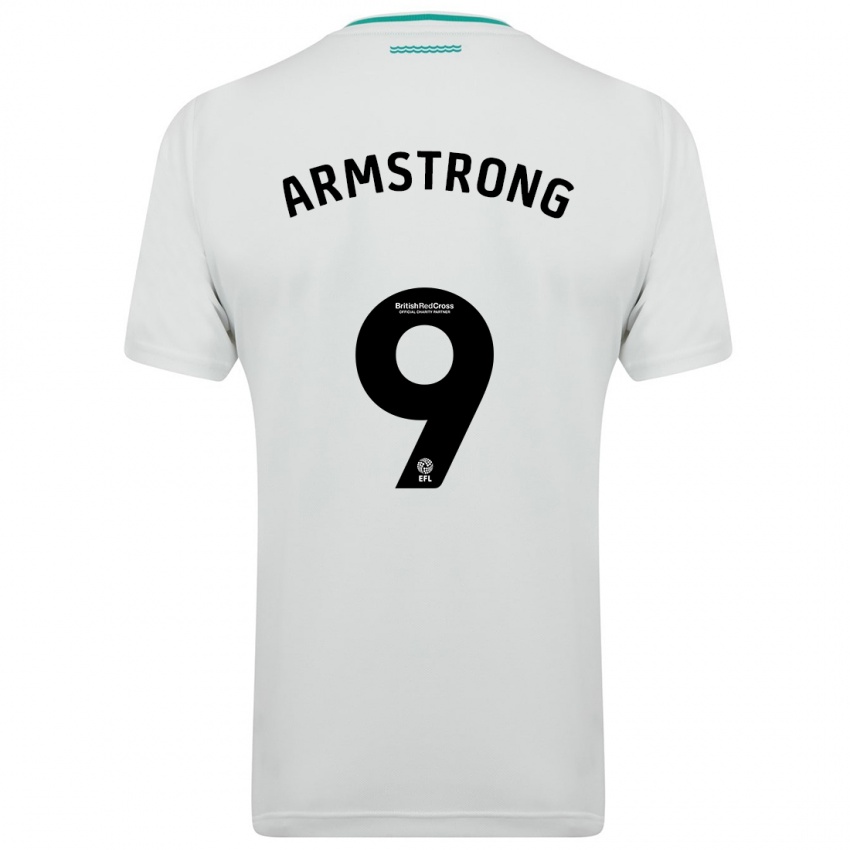 Pánské Adam Armstrong #9 Bílý Daleko Hráčské Dresy 2023/24 Dres