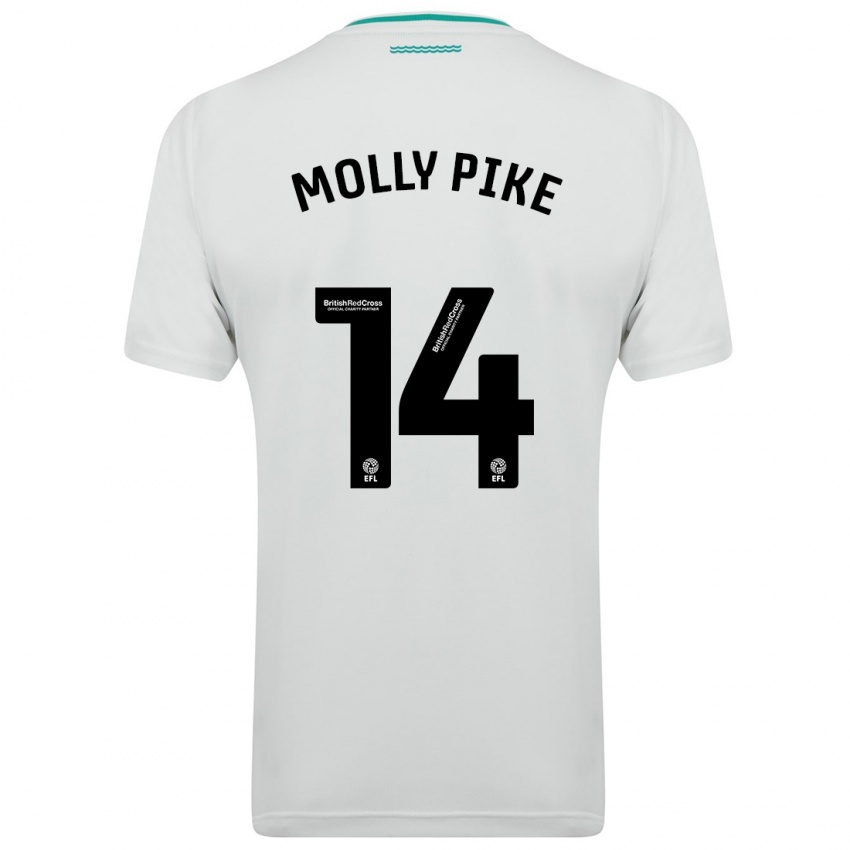 Pánské Molly Pike #14 Bílý Daleko Hráčské Dresy 2023/24 Dres