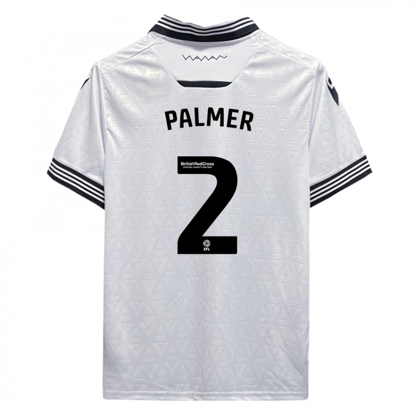 Pánské Liam Palmer #2 Bílý Daleko Hráčské Dresy 2023/24 Dres