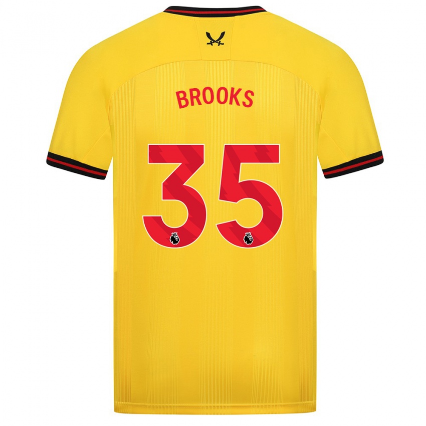 Pánské Andre Brooks #35 Žlutá Daleko Hráčské Dresy 2023/24 Dres