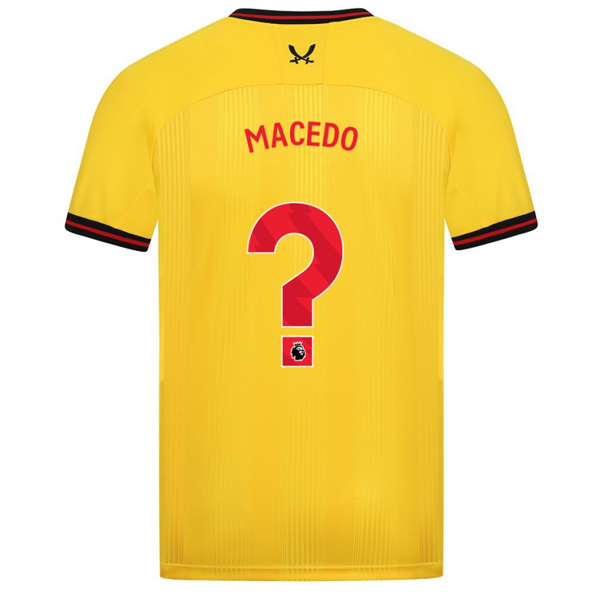Pánské Fernando Macedo #0 Žlutá Daleko Hráčské Dresy 2023/24 Dres