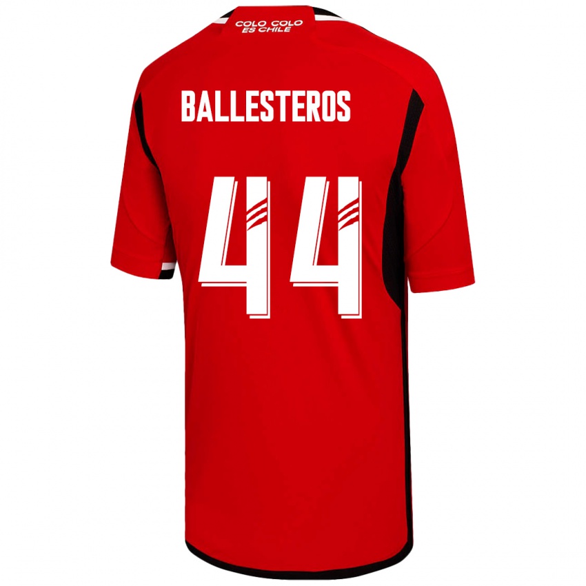 Pánské Martín Ballesteros #44 Červené Daleko Hráčské Dresy 2023/24 Dres