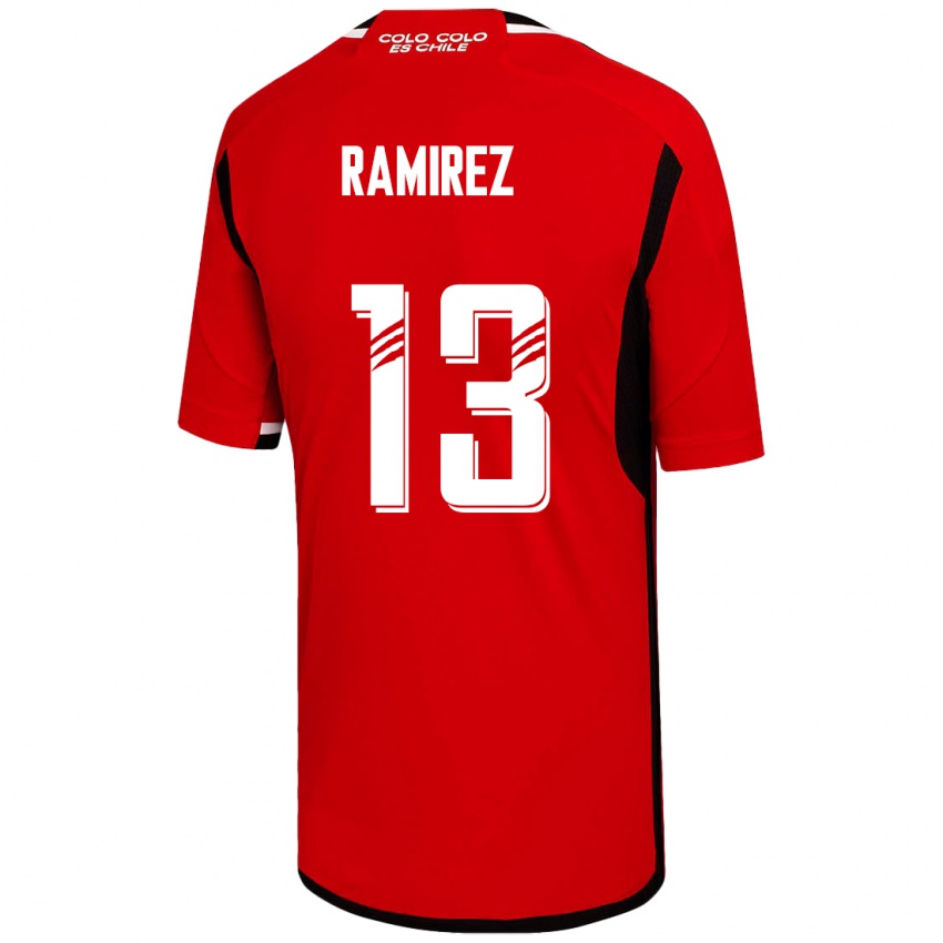 Pánské Fernanda Ramírez #13 Červené Daleko Hráčské Dresy 2023/24 Dres