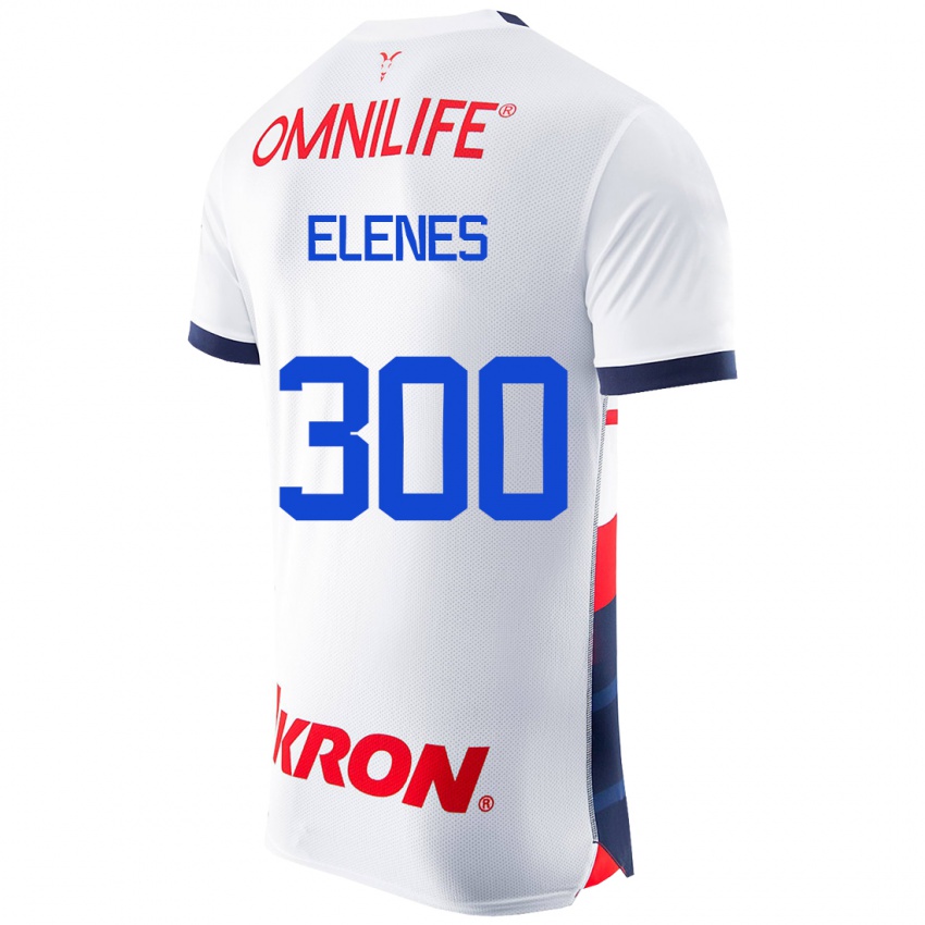 Pánské José Elenes #300 Bílý Daleko Hráčské Dresy 2023/24 Dres